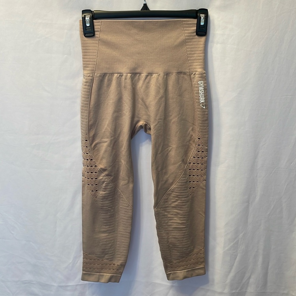Gymshark‎ Flex Leggings Seamless High Waist Lined Cropped Workout Small